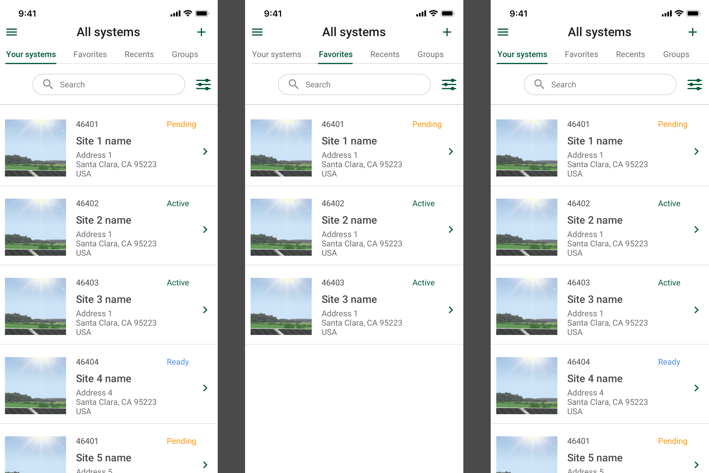 System browser and grouping screens